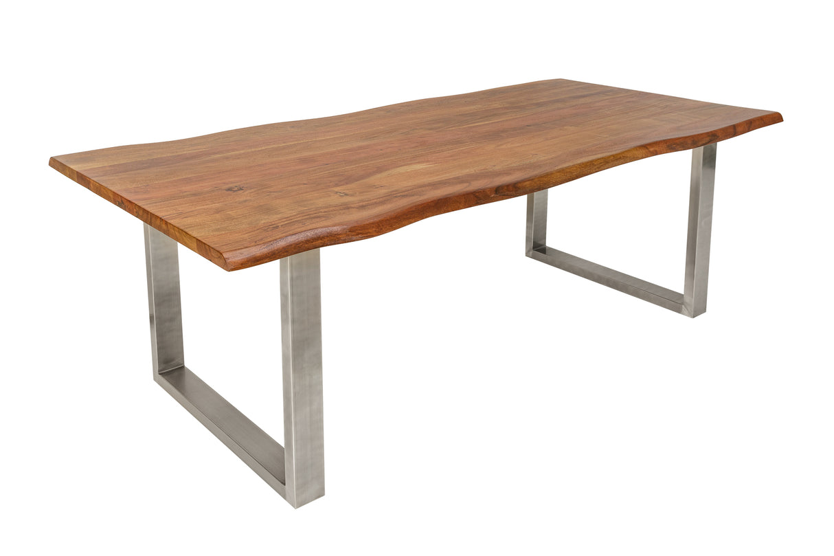 Dining table MAMMUT 180cm 35mm table top acacia wood natural