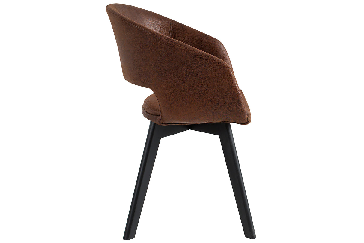 Stuhl NORDIC STAR Mikrofaser braun