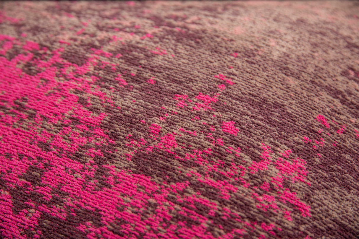 Floor cushion MODERN ART 70cm flat woven fabric dusky pink