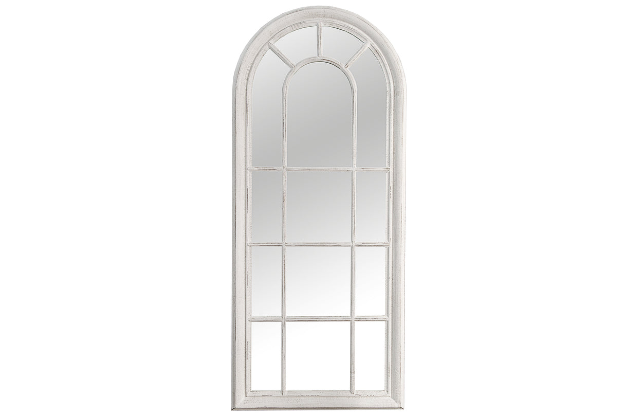 Wandspiegel CASTILLO 140cm Vintage Look grau weiß