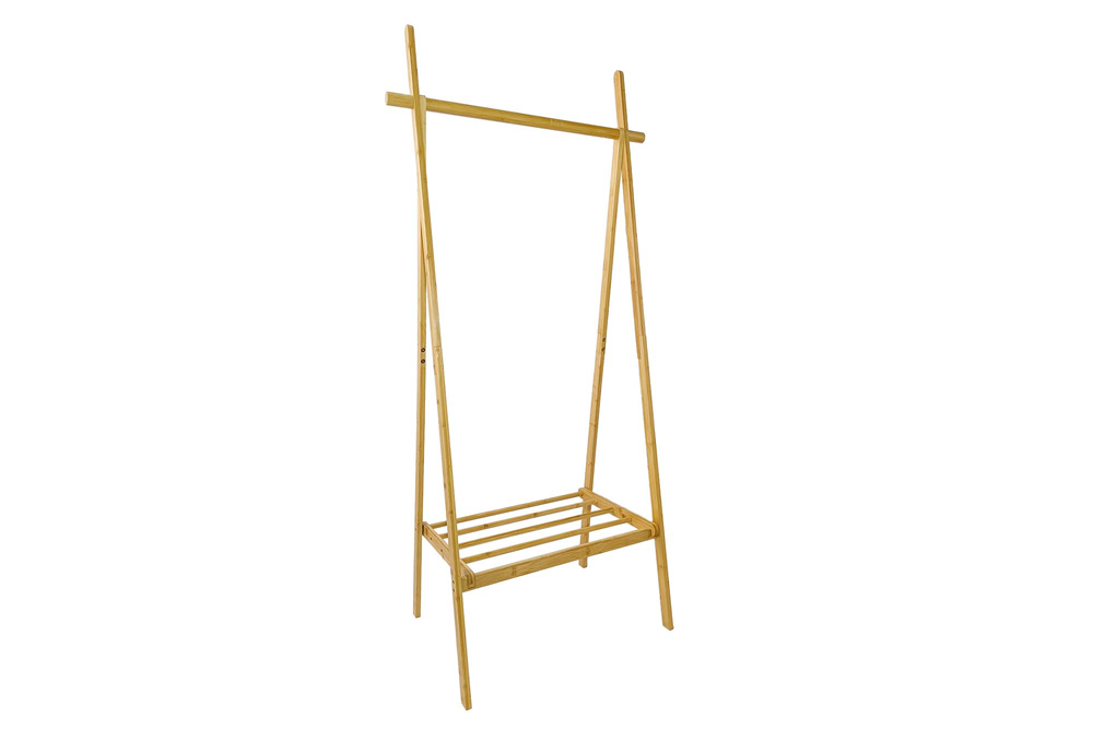 Garderobenständer ZEN-BO 75cm faltbar Bambus natur