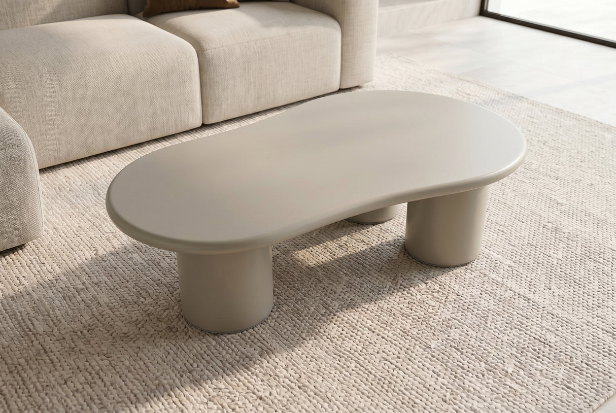 Coffee table ORGANIKO 130cm greige beige