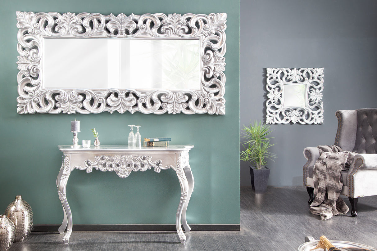 Spiegel VENICE BAROCK 180cm antik silber