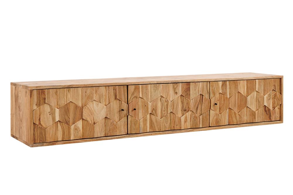 TV-Board MYSTIC LIVING 160cm hanging acacia wood natural