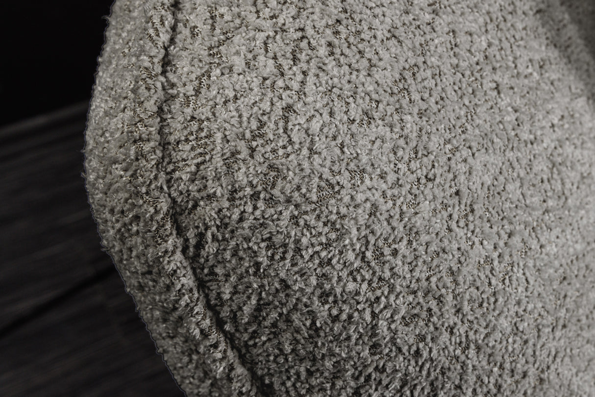 Sofa ROYAL 295cm XL spring core removable cover bouclé grey