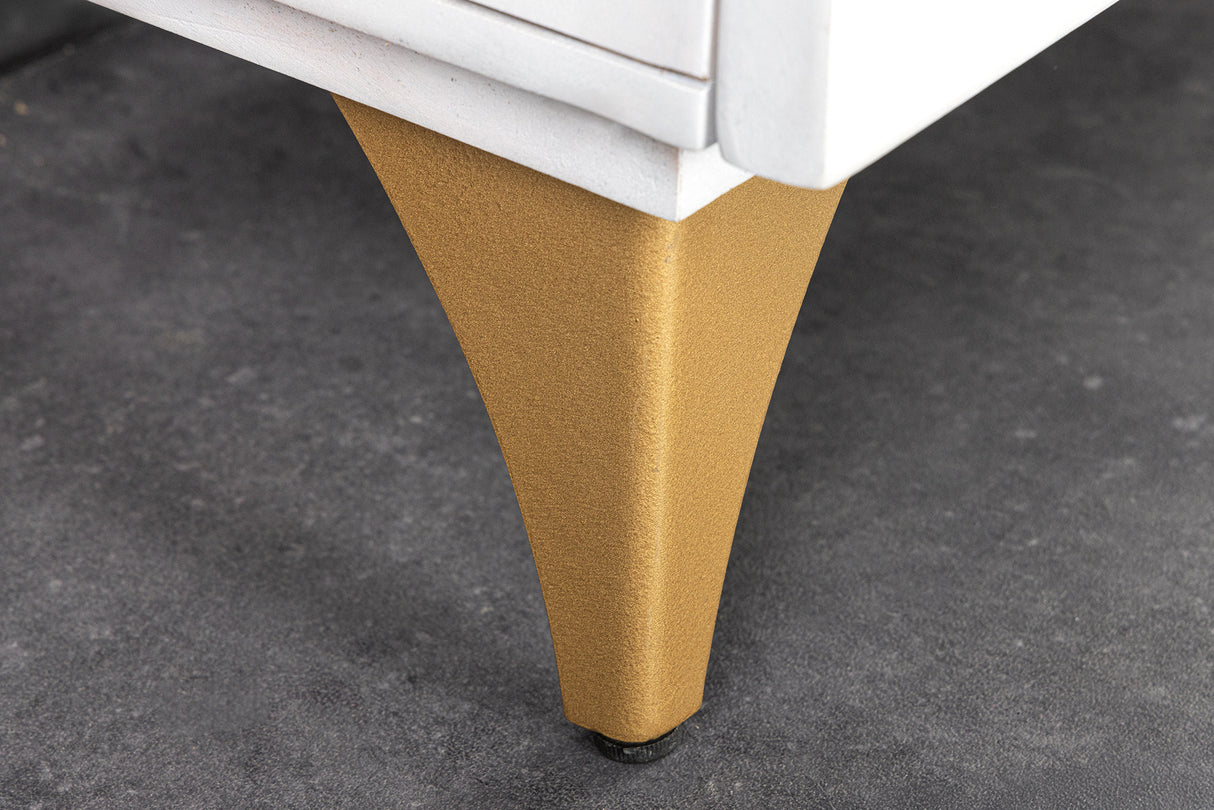 Sideboard GOLDEN SUNSET 180cm 3D mango wood white handmade