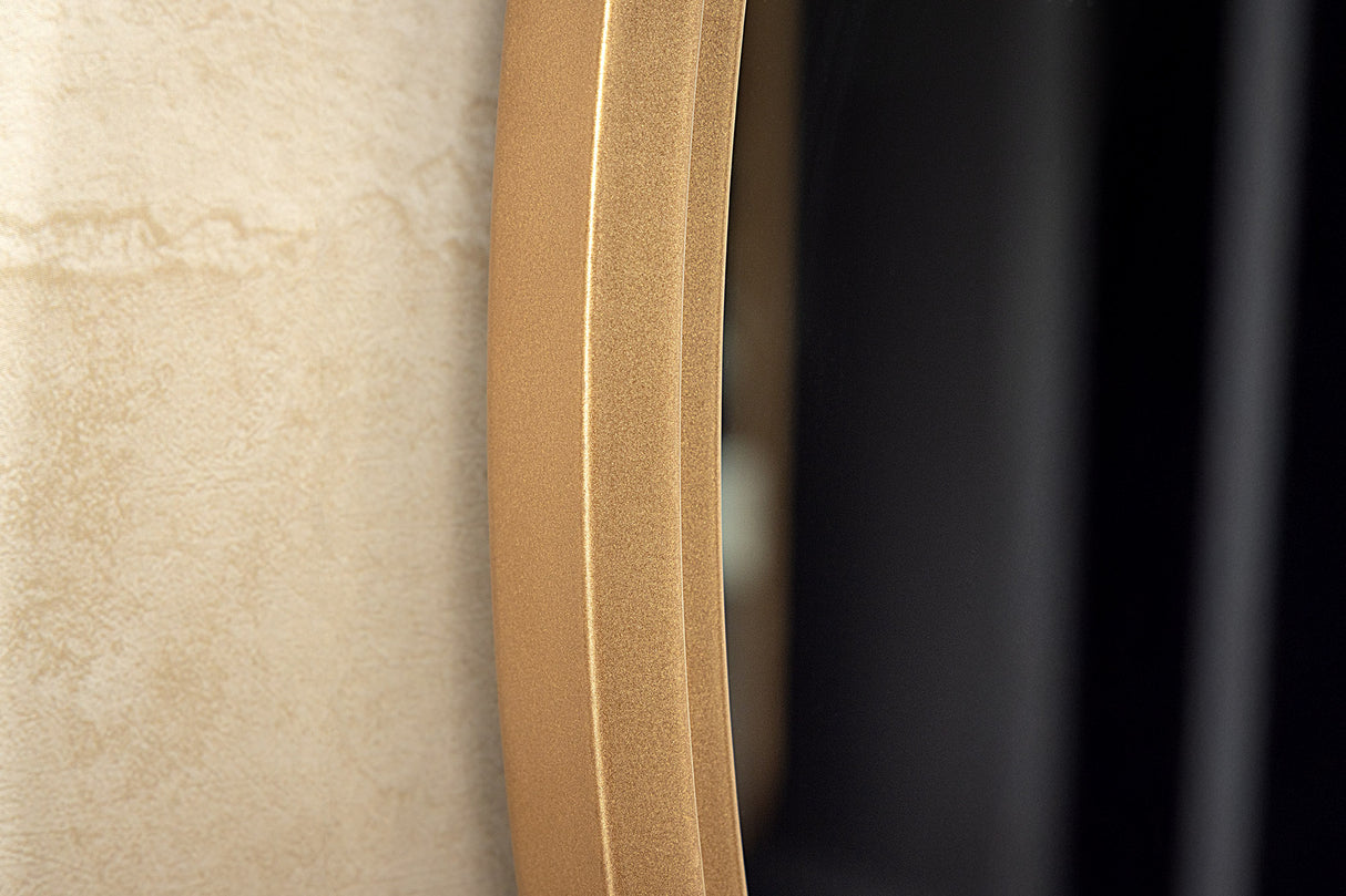 Wall mirror PORTRAIT 60cm gold iron handmade