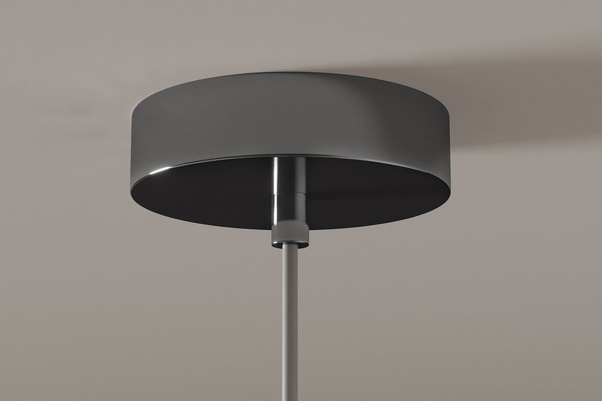 Pendelleuchte LIQUID DIAMOND 20cm Glas Rauchoptik