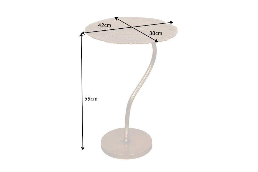 Beistelltisch LEAF 40cm gold