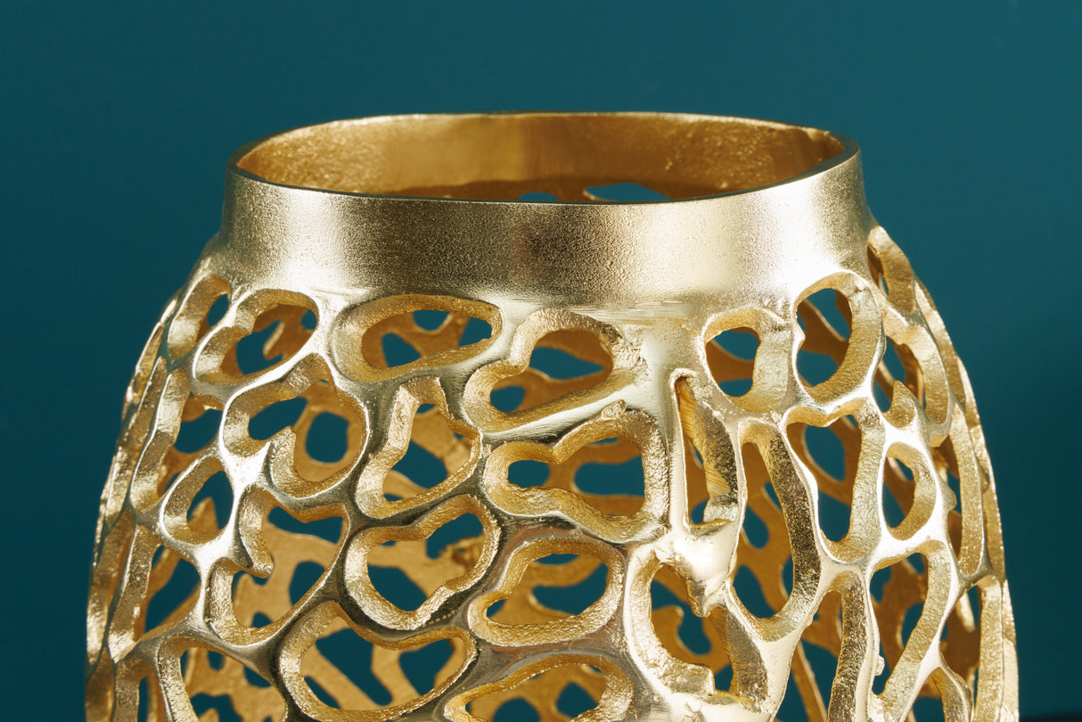 Dekovase ABSTRACT LEAF 65cm gold