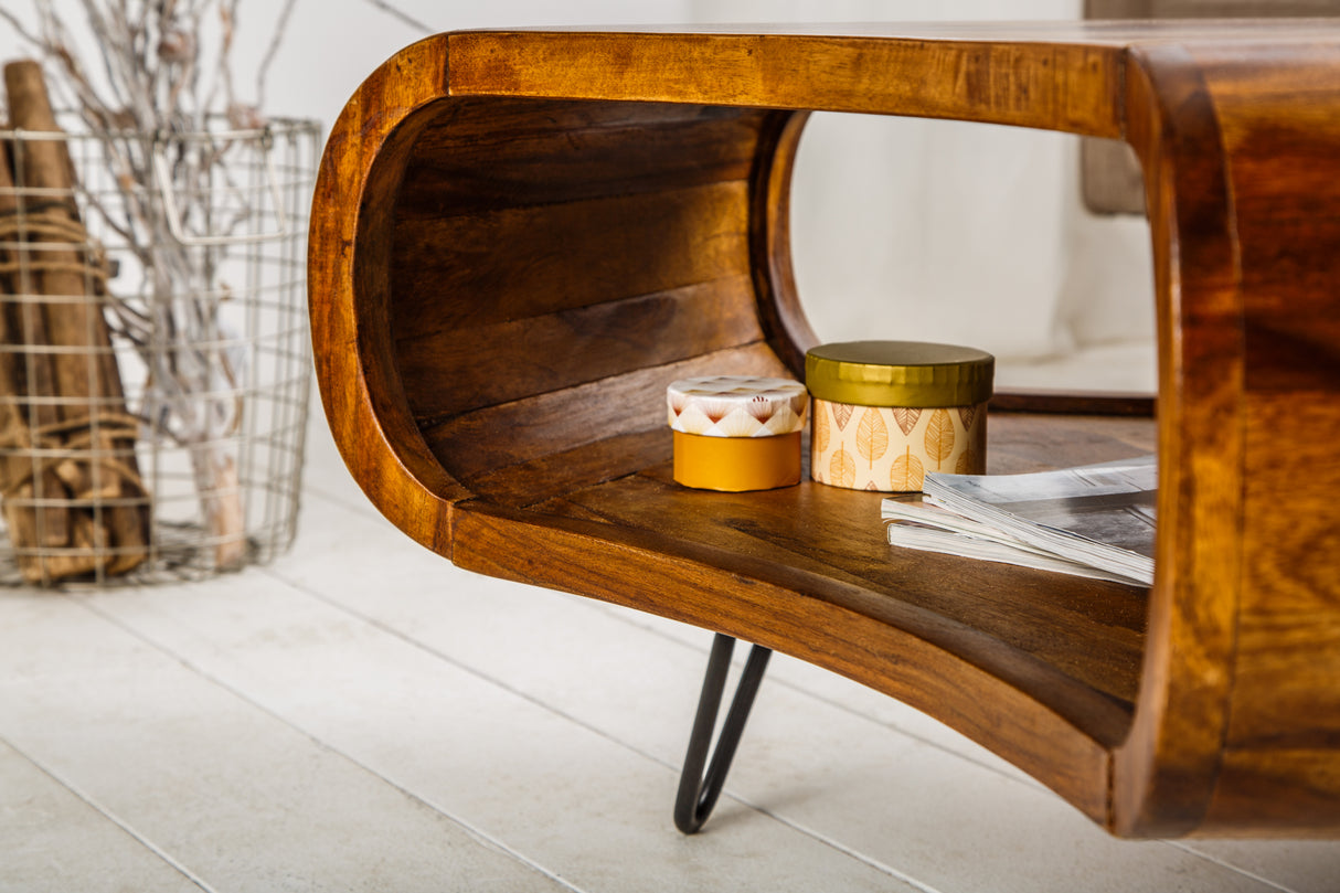 Coffee table ORGANIC LIVING 90cm sheesham wood