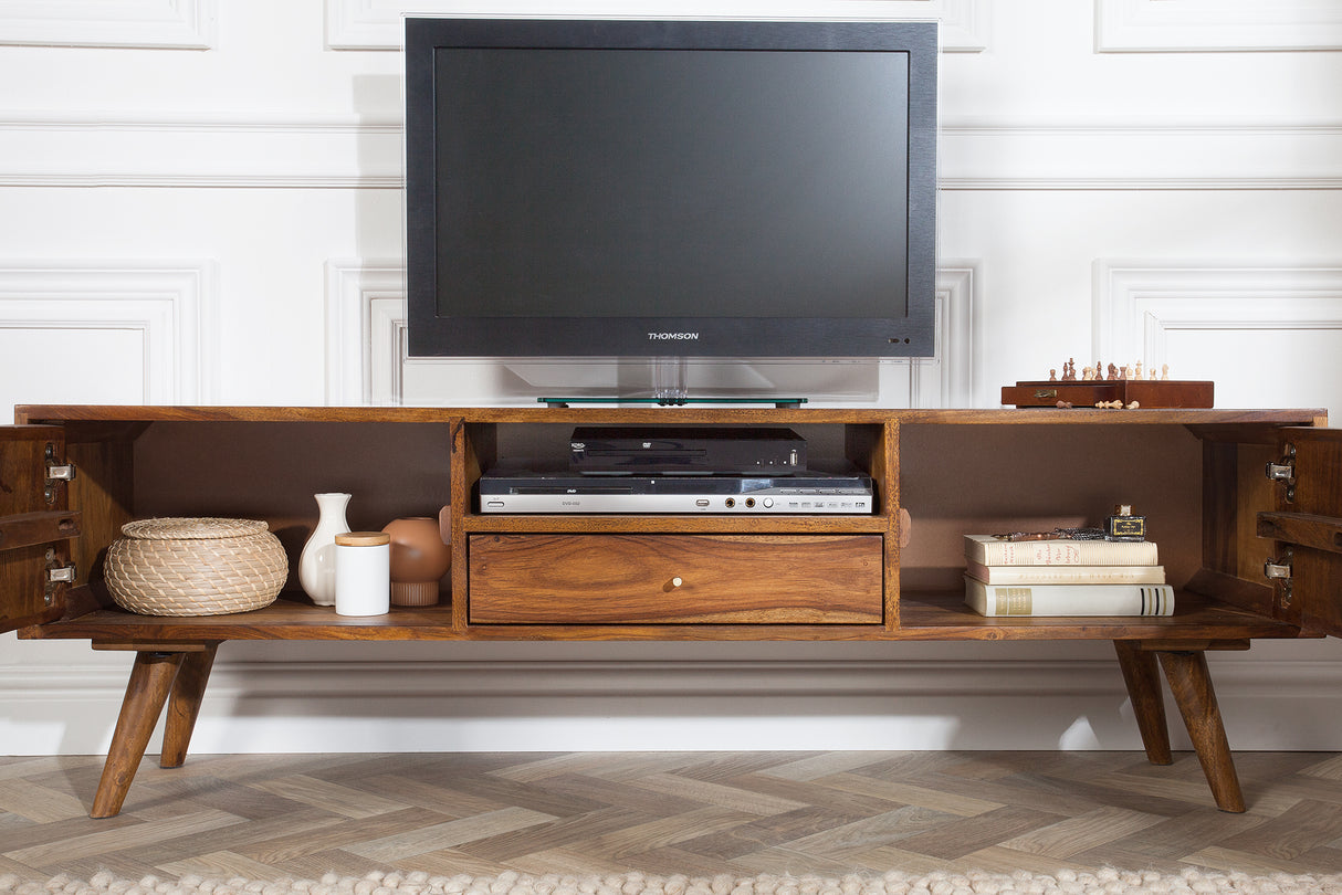 TV-Board MYSTIC LIVING 140cm Sheesham Holz natur