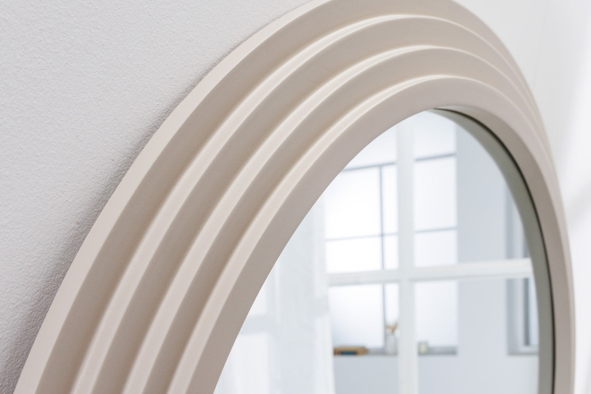 Wall mirror WAVE 160cm greige