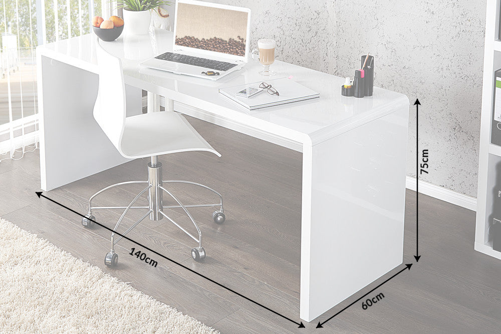 Office desk FAST TRADE 140cm white