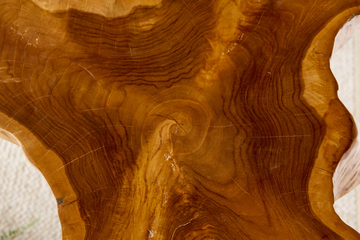 Couchtisch WILD 60cm massives Teakholz