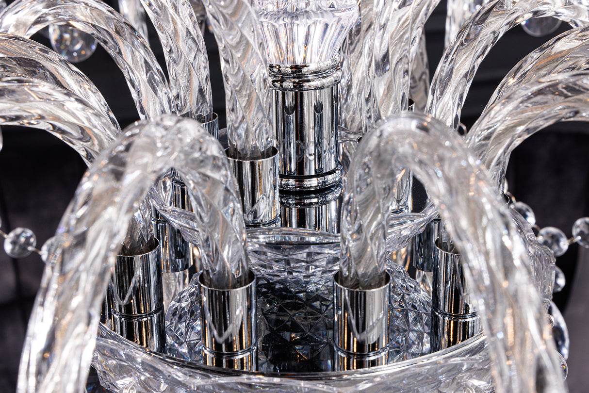 Kronleuchter DIAMONDS 15-armig Acryl klar
