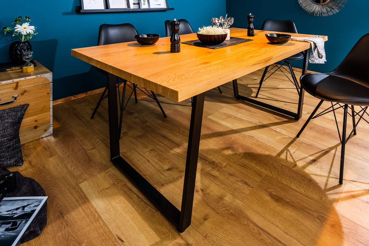 Dining table LOFT 160cm oak natural