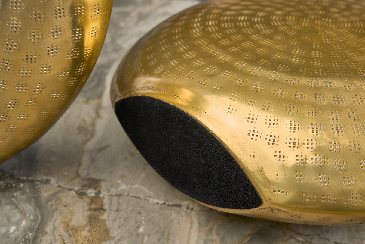 Vase ORIENTAL 30-40cm set of 2 gold