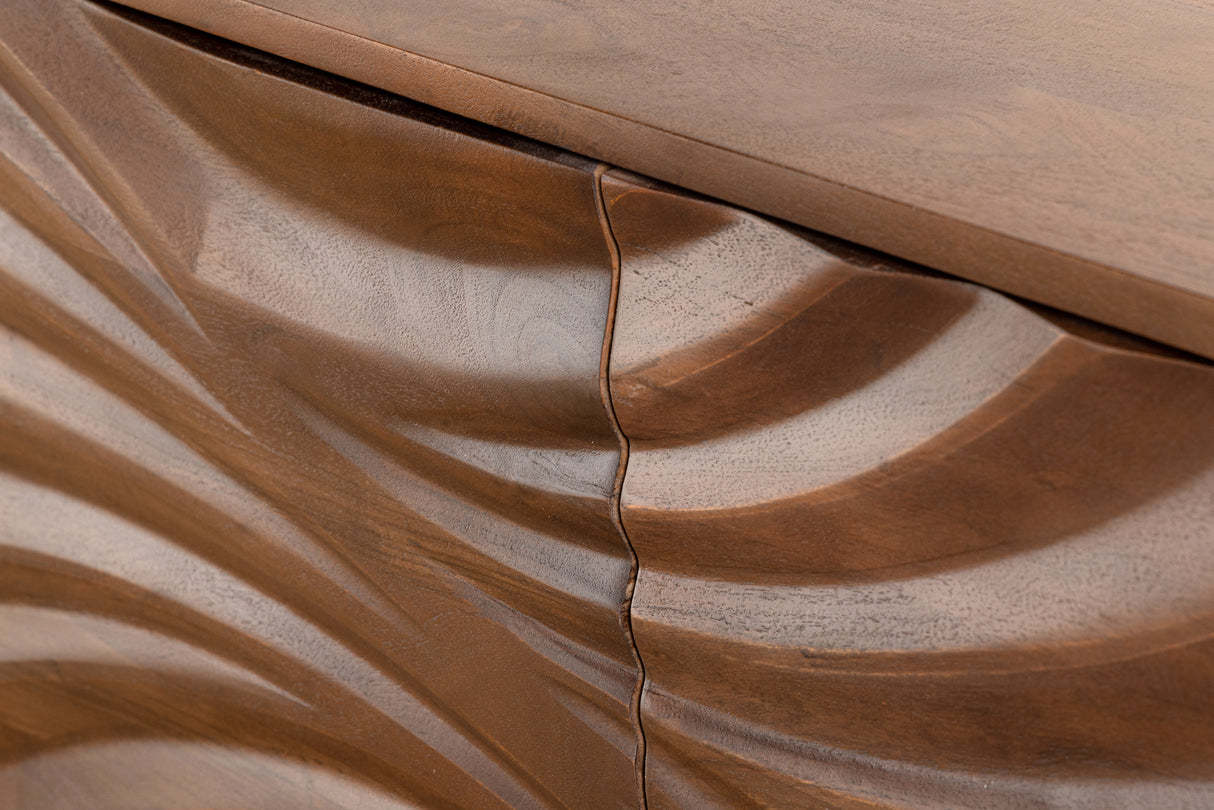 Sideboard HURRICANE 175cm 3D Akazienholz braun