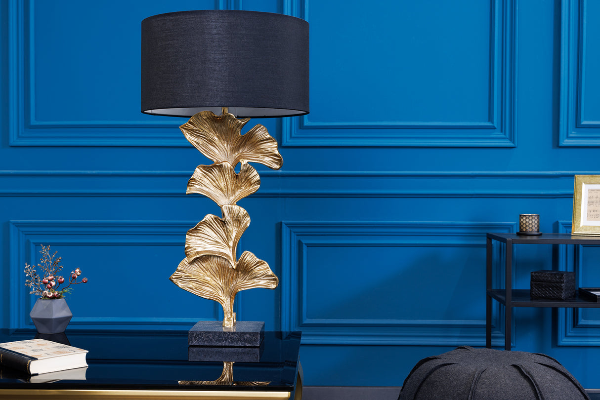 Table lamp GINKGO 70cm gold w/o shade / adjustable lampshade
