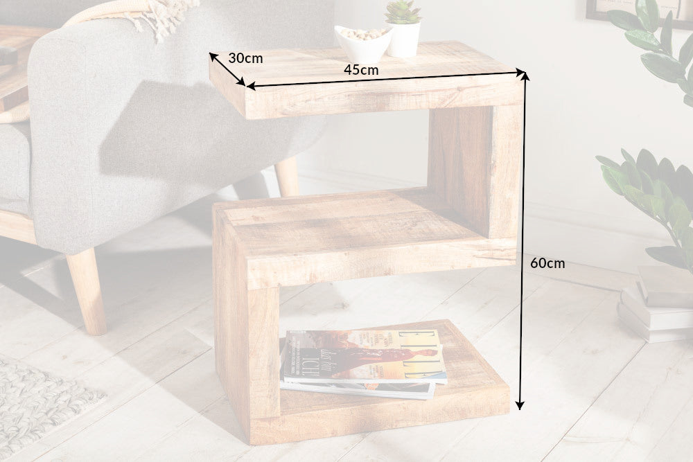 Beistelltisch S 60cm Mangoholz natur