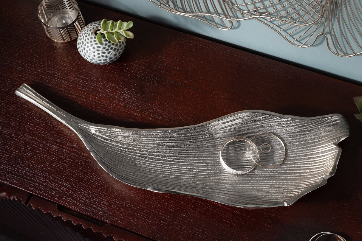 Schale LEAF 64cm silber