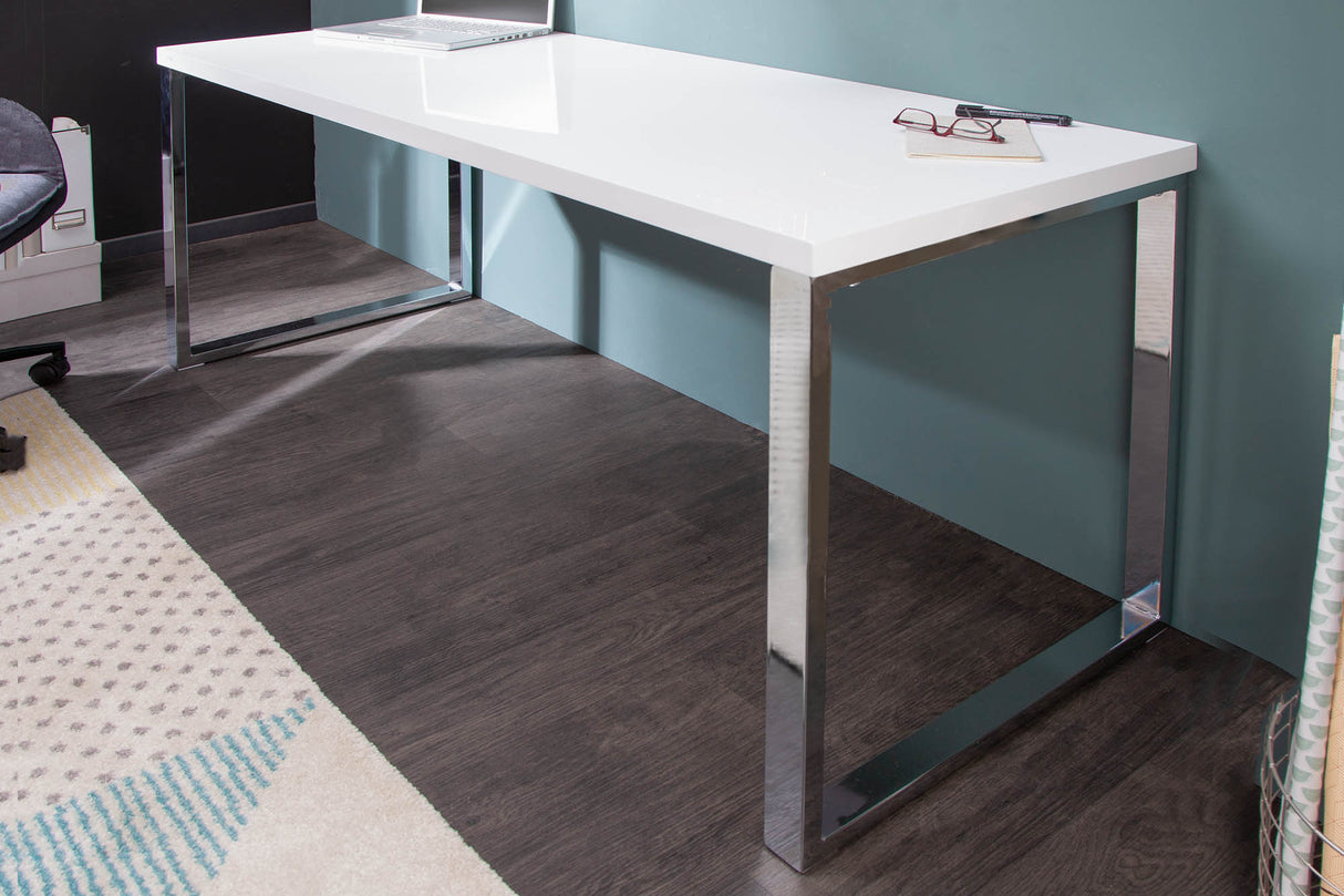 Office desk WHITE DESK 140x60cm white