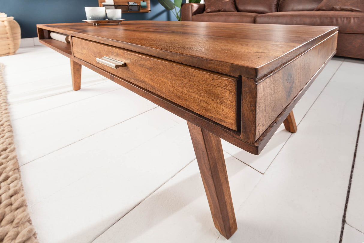 Couchtisch RETRO 100cm Sheesham Holz