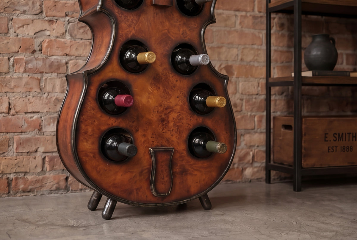 Wine shelf CELLO 135cm for 10 bottles fir wood