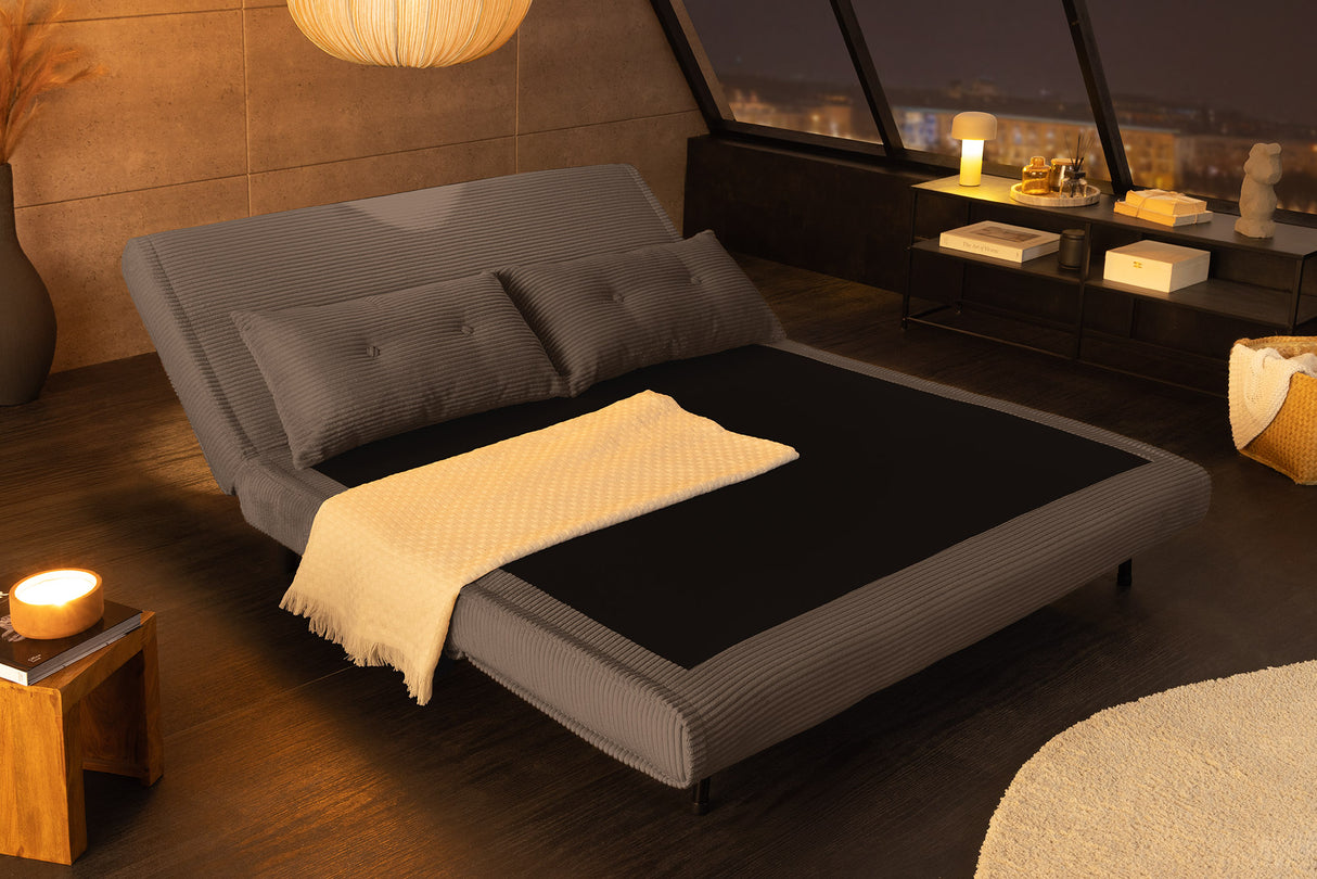 Sleeping chair SMART MULTIFUNCTION 140cm cord grey