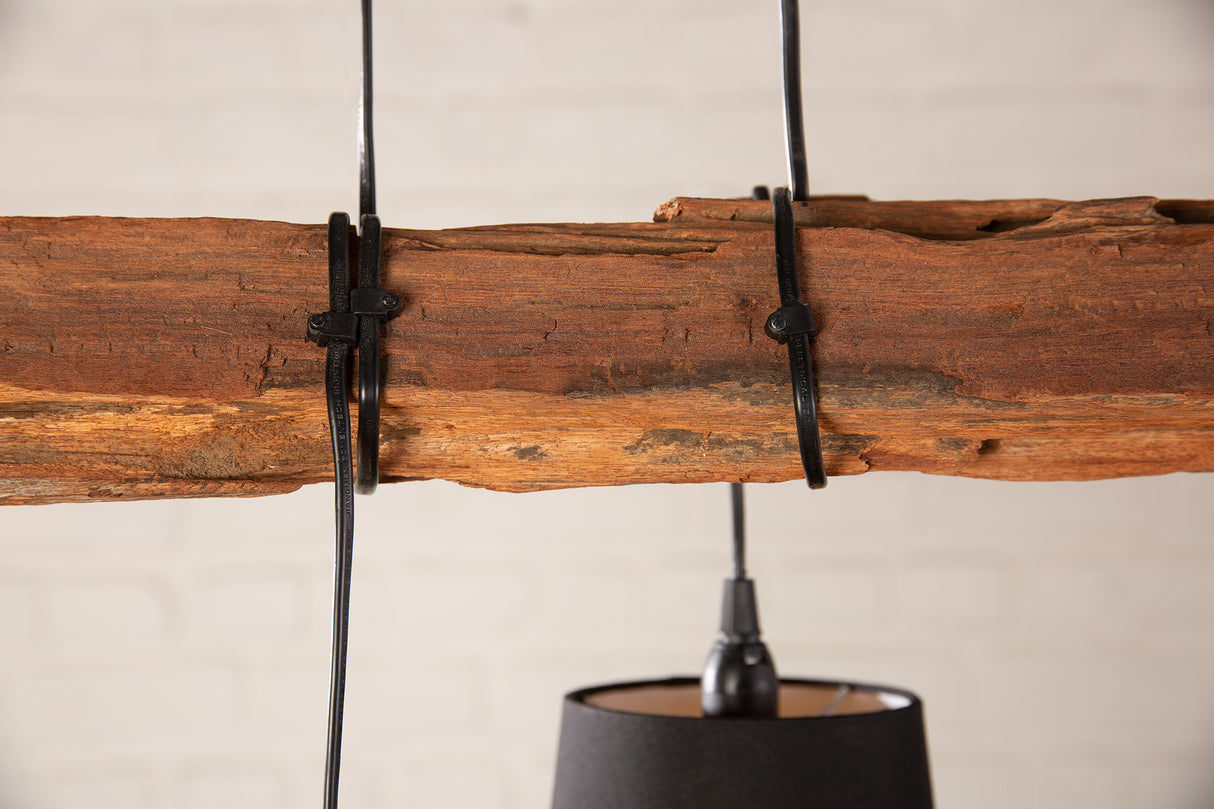 Pendant lamp LEVELS 115cm driftwood w/o lampshades