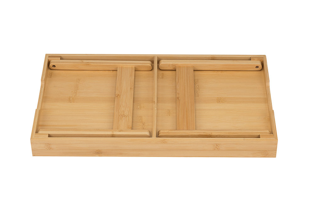 Tray LAGOON SPA 50cm Bamboo natural folding tablet