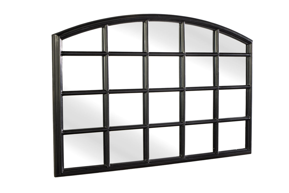 Wandspiegel PARIS 120cm Paulownia Holz schwarz