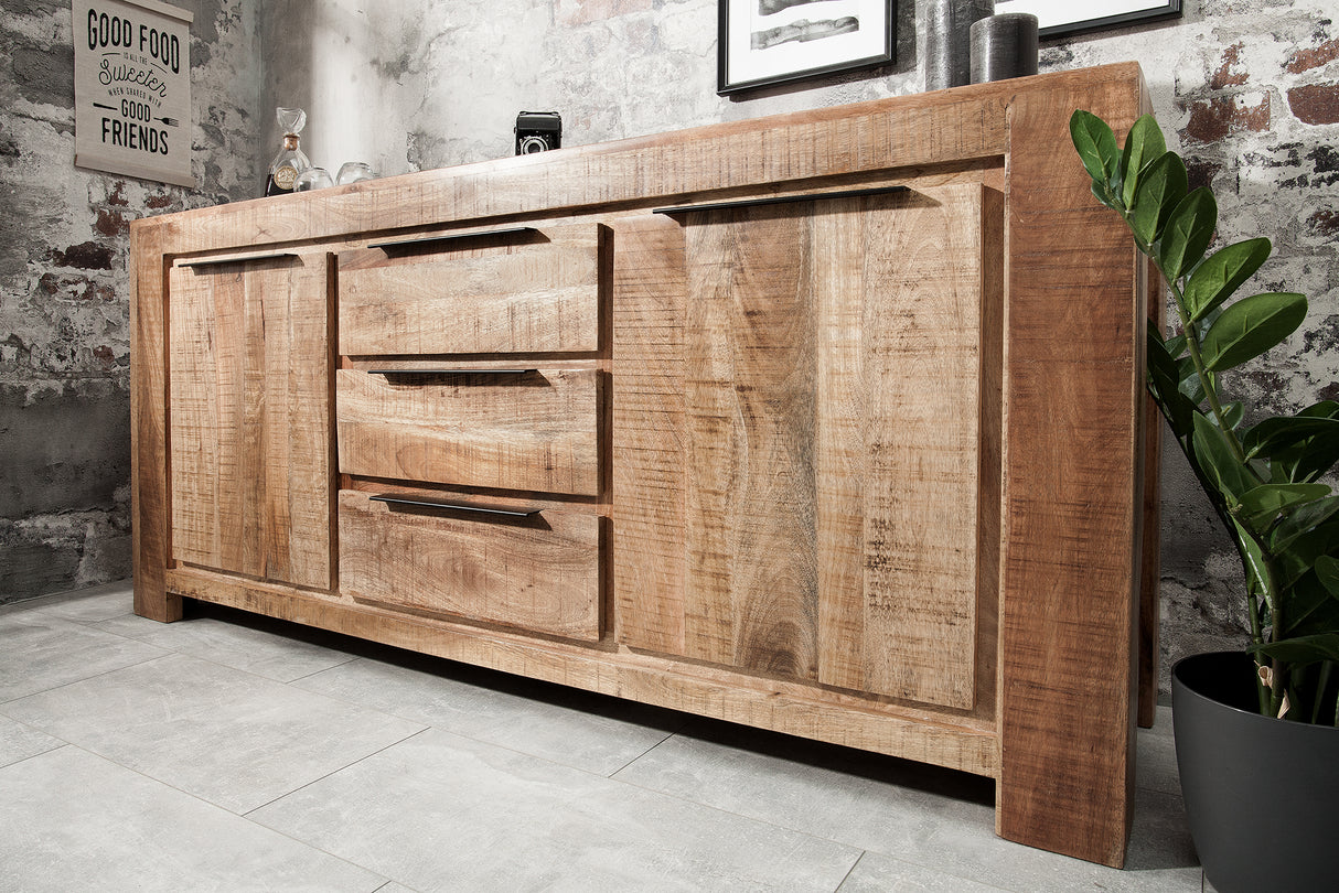 Sideboard IRON CRAFT 175cm Mango Natur Industriestil