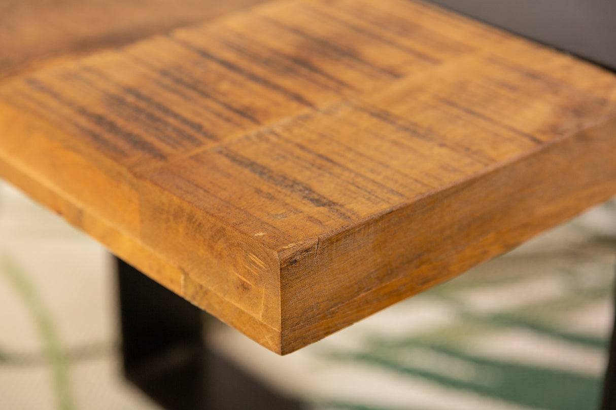 Coffee table IRON CRAFT 100cm mango wood 45mm