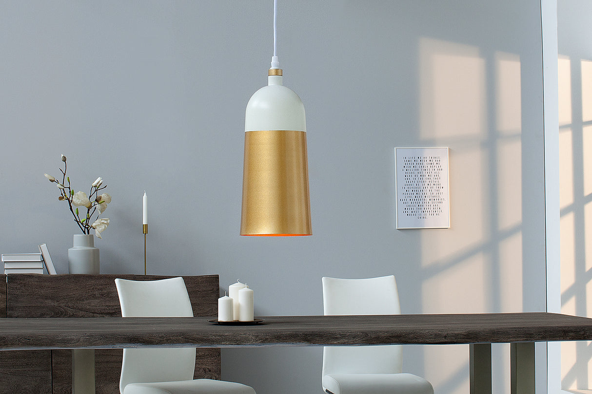 Pendant lamp MODERN CHIC white gold