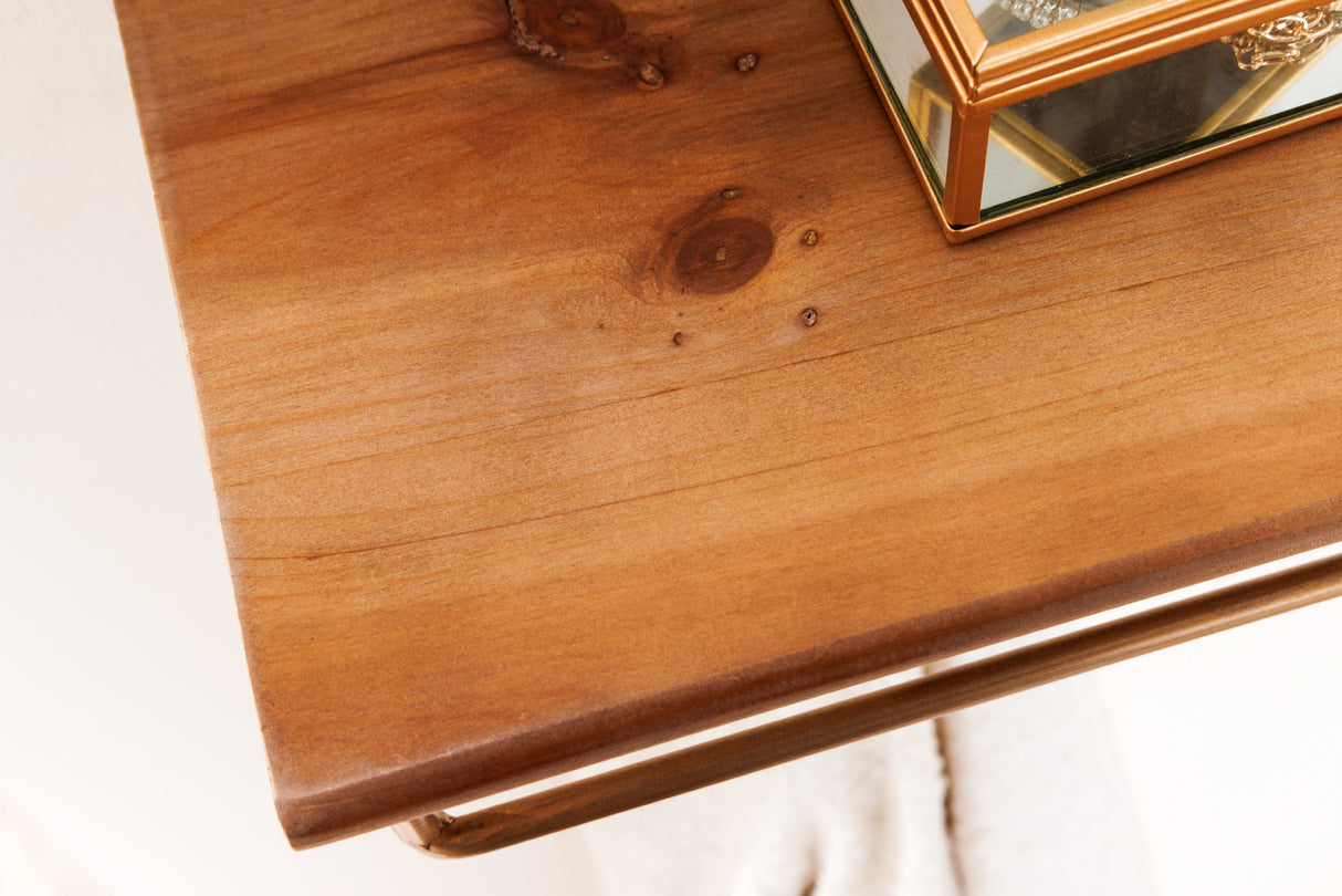 Coatrack HERITAGE 80cm iron natural pine wood