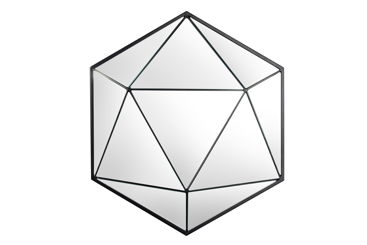 Wandspiegel DIAMOND 60cm schwarz
