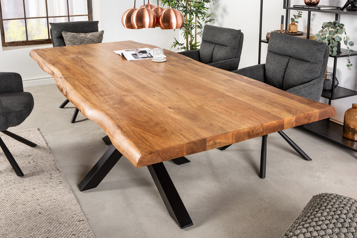 Esstisch MAMMUT NATURE 220cm 60mm Akazienholz natur