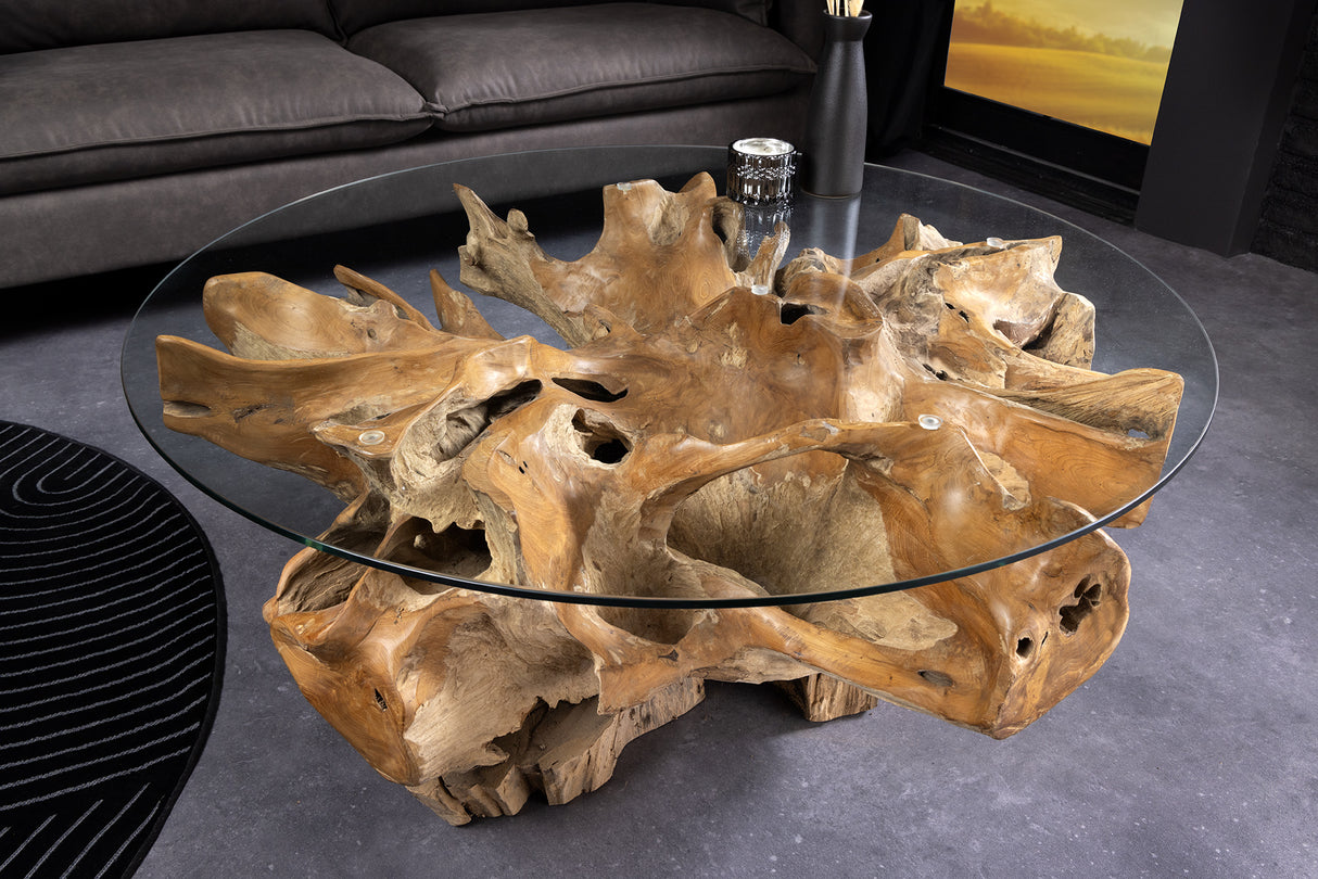 Glasplatte Ø 105cm rund für Esstische 8mm Hartglas