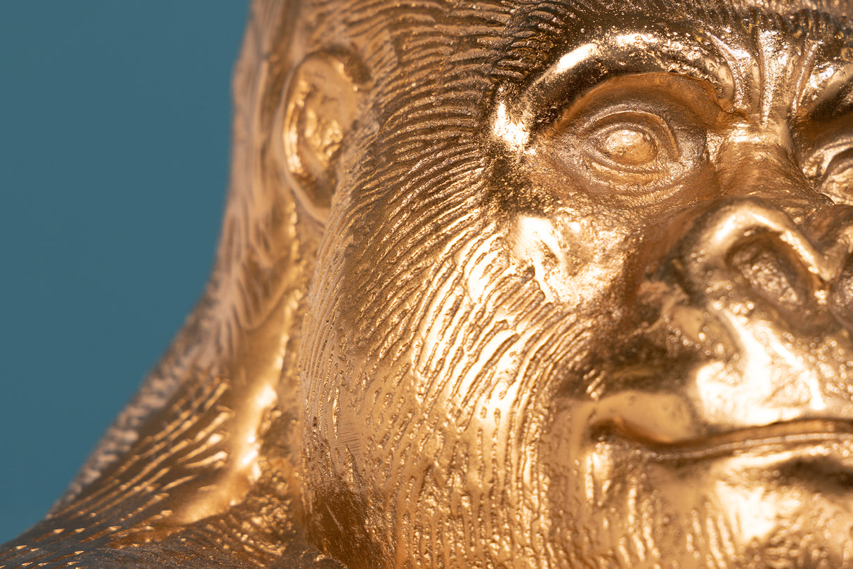 Figurine KONG 40cm gorilla gold