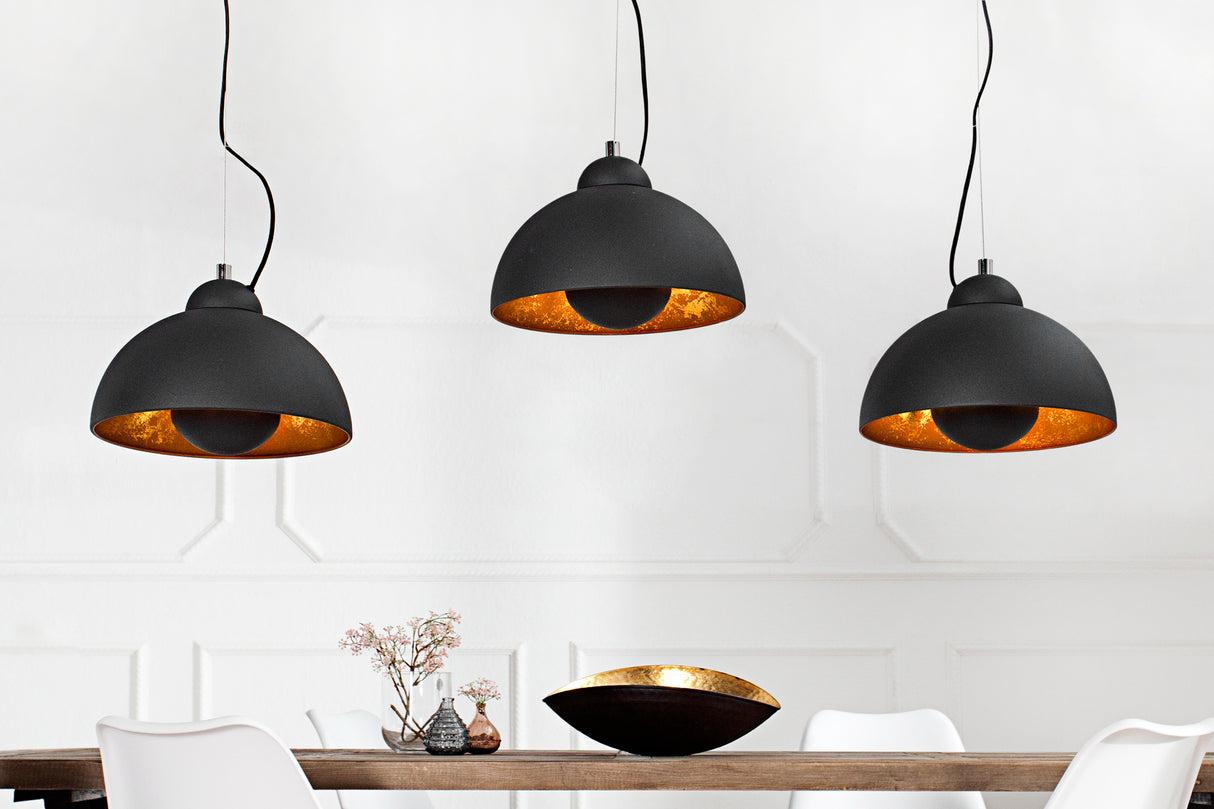 Pendant lamp STUDIO 3s black gold