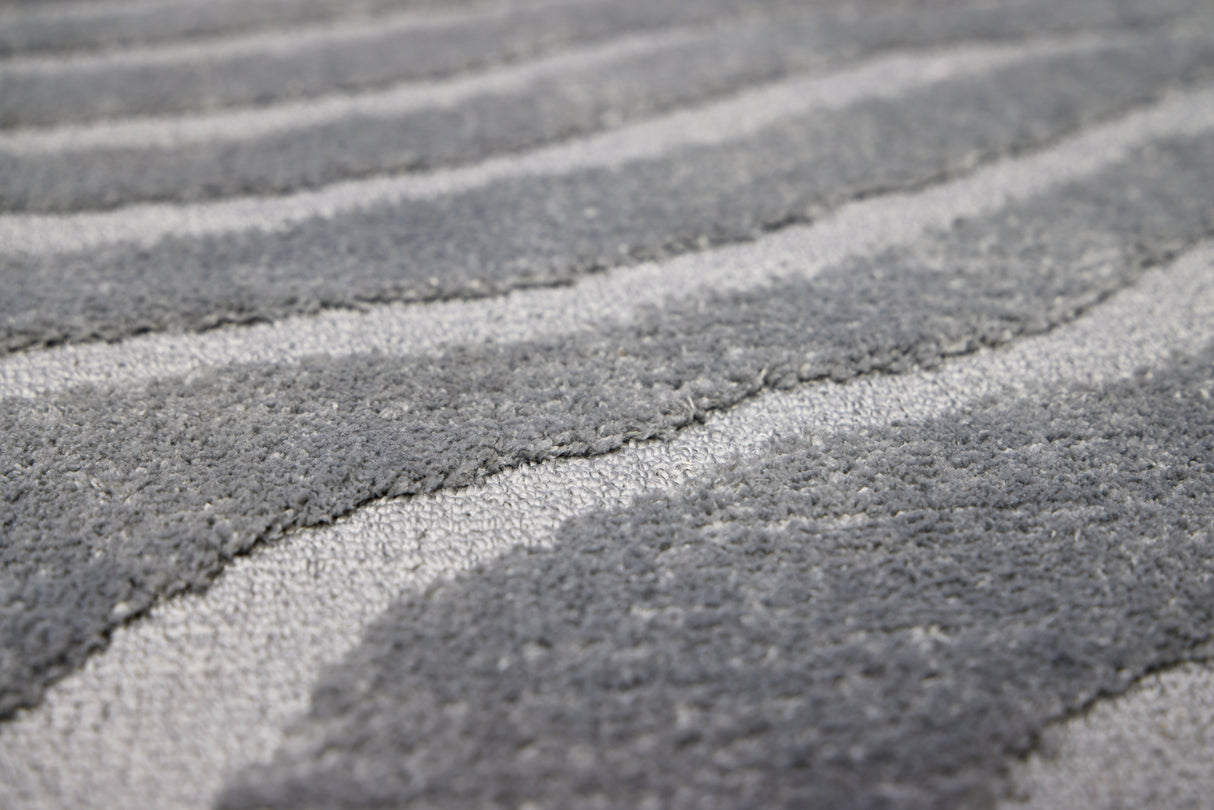 Teppich WAVE 170x240cm grau