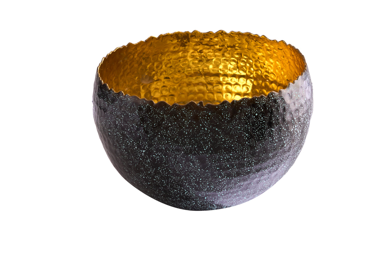 Bowl ORIENT 24cm silver with patina