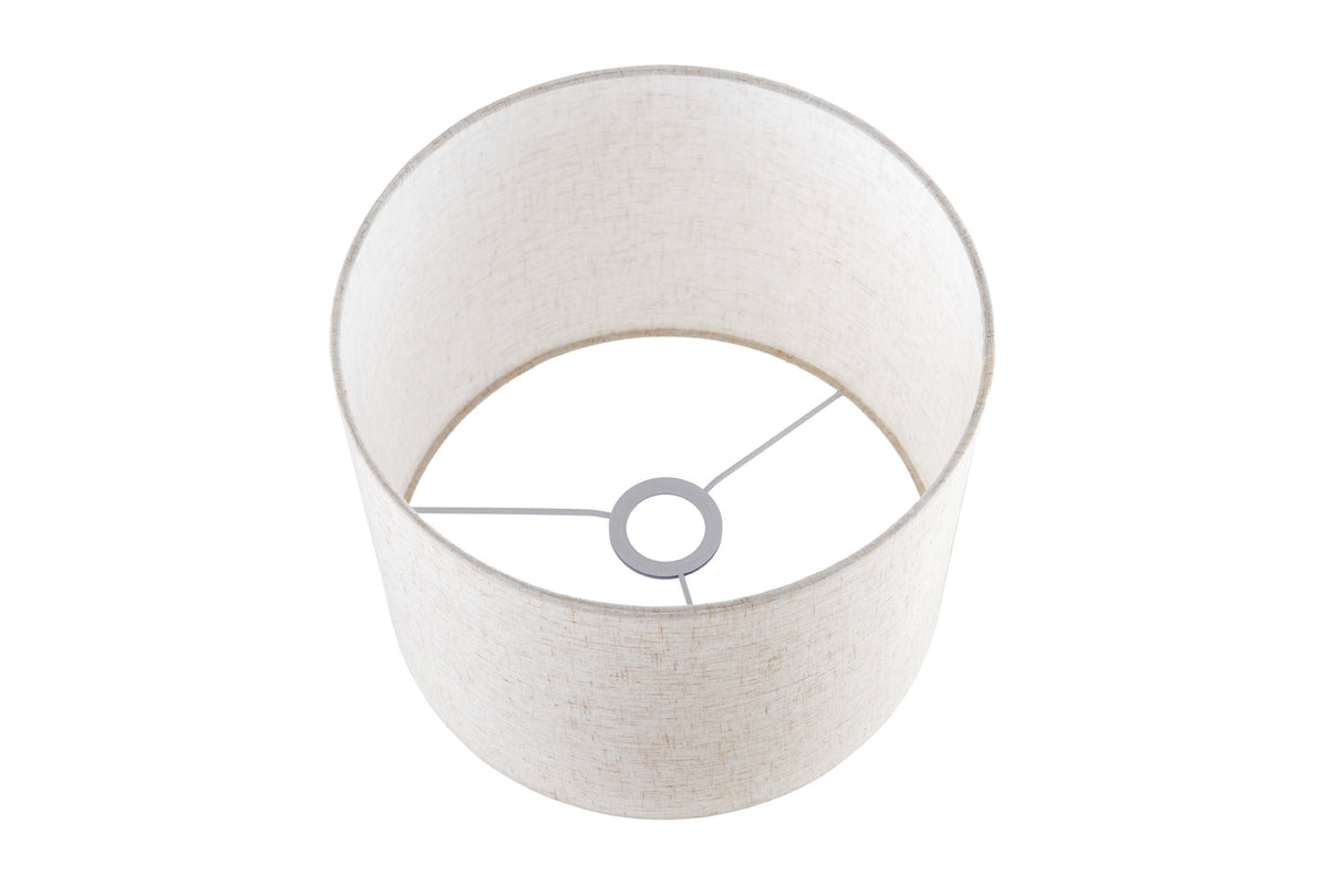 Lampenschirm 30x23x30cm Naturleinen für Tischlampe