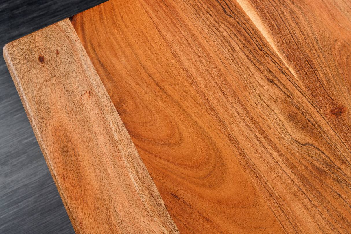 Schreibtisch MAMMUT 140cm Tischplatte Akazienholz ohne Beine