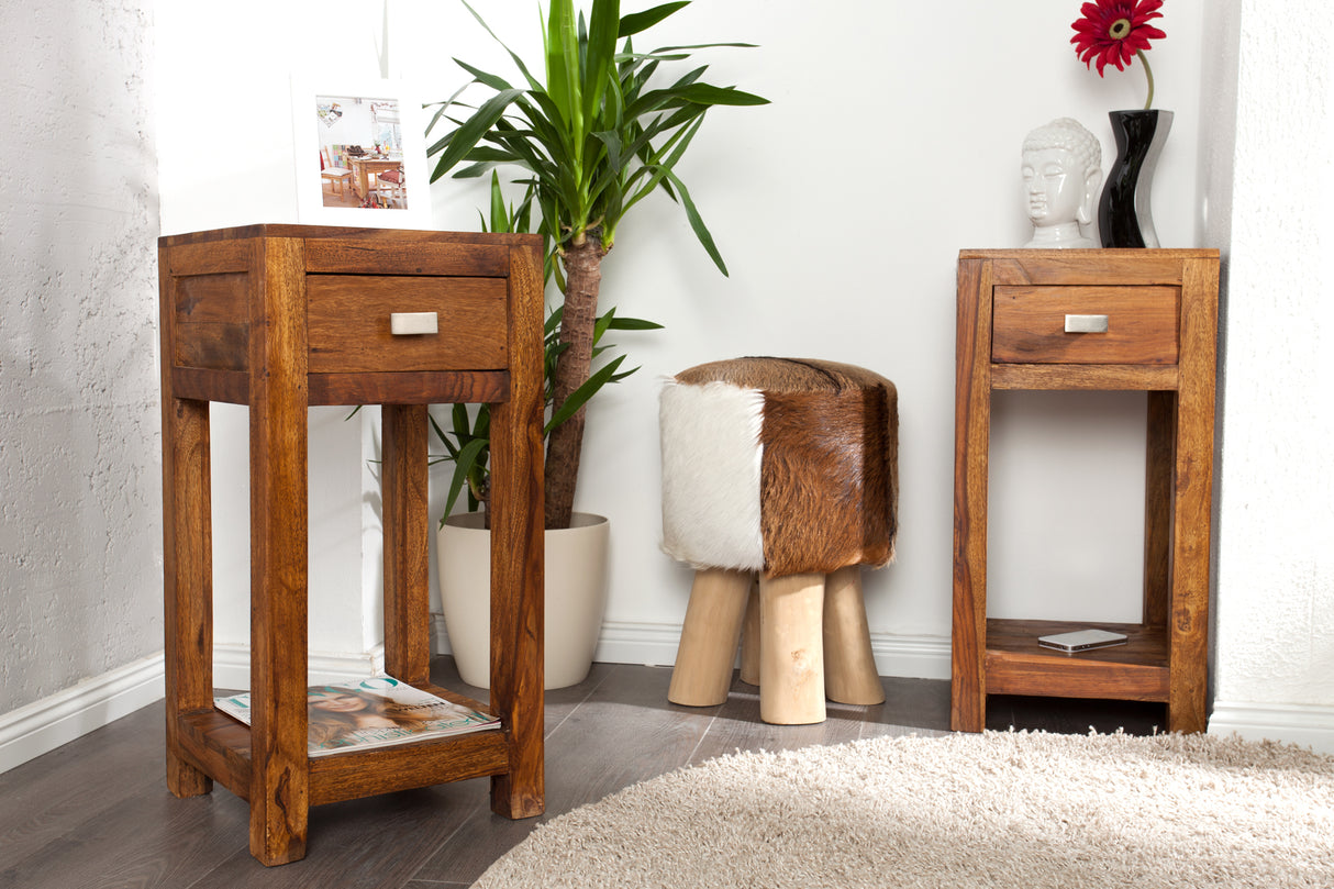Side table LAGOS 70cm sheesham wood