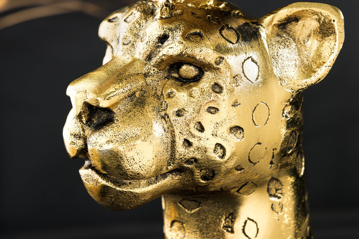 Beistelltisch WILDLIFE PANTHER 60cm Antik Gold