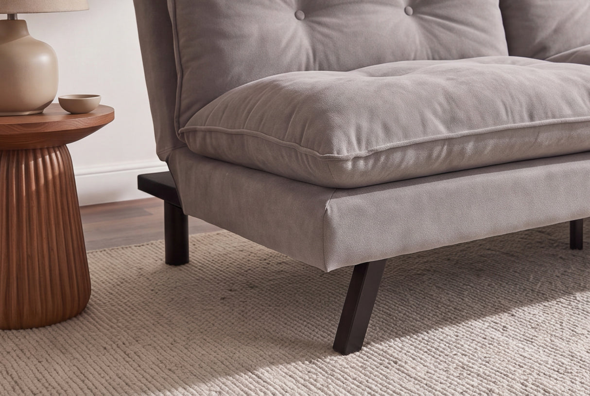 Schlafsofa COCOONING 190 cm 3-Sitzer Chenille beige