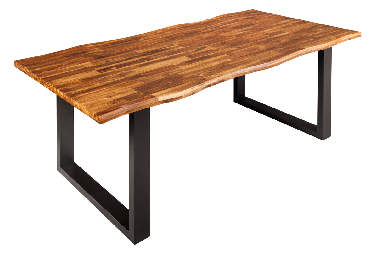 Dining table GENESIS 160cm 35mm acacia wood brown